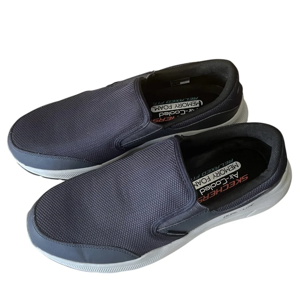 Skechers Men's Dark Blue Slip-On Loafers Shoes Sz 10.5‎